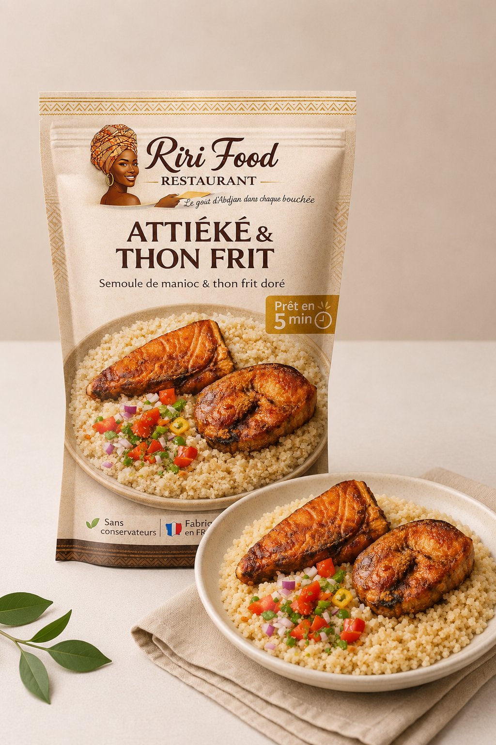 KIT GARBA Ivoirien - Attiéké Thon frit
